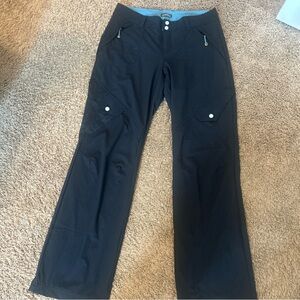 Eddie Bauer Black Outdoor Fleece Lined Pants size 6